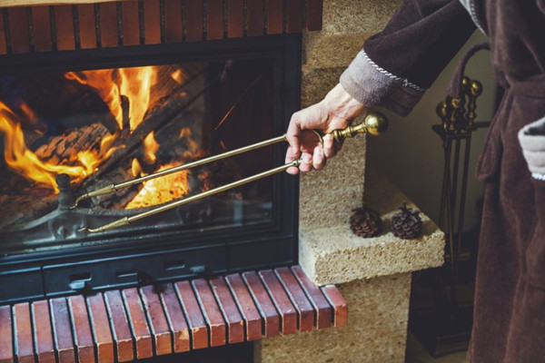 Cast Iron Fireplace And Tools